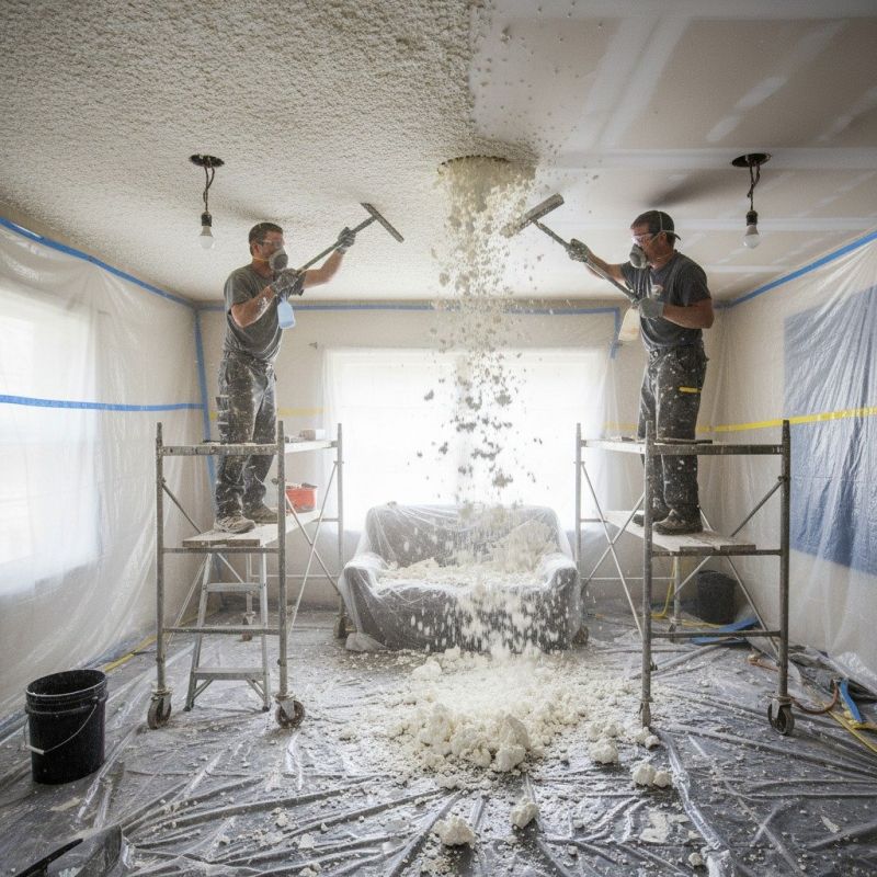 Knockdown Ceiling Removal in Mesa, AZ