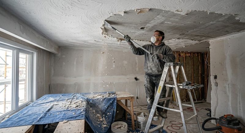 Swirl Ceiling Removal in Terre Haute, IN