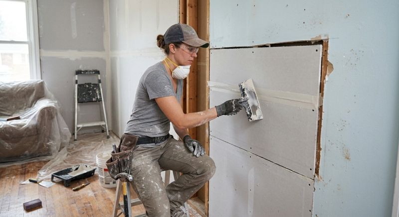 Bedroom Drywall Installation in Olathe, KS