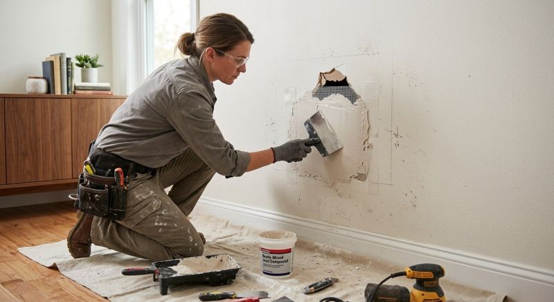 Bedroom Wall Repair in Kansas City, KS