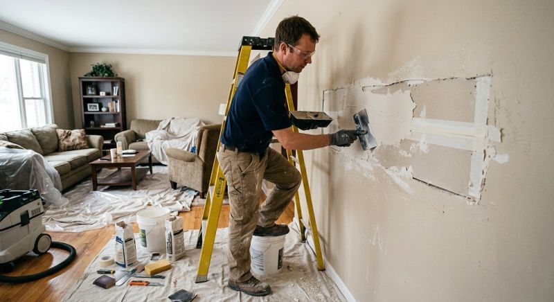 Bedroom Wall Repair in Kansas City, KS