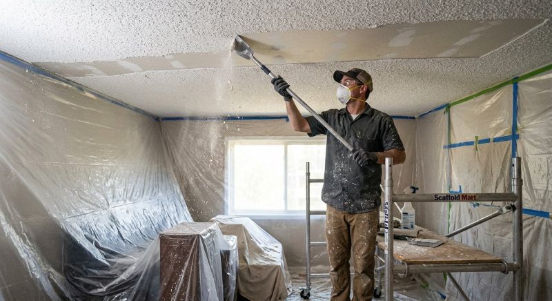 Ceiling Scraping in Terre Haute, IN