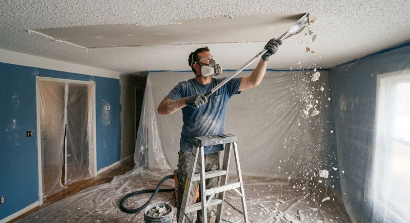 Ceiling Scraping in San Diego County, CA