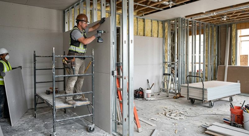 Gypsum Board Installation in Wilmington, NC