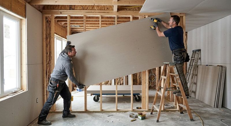 House Drywall Installation in Kansas City, KS