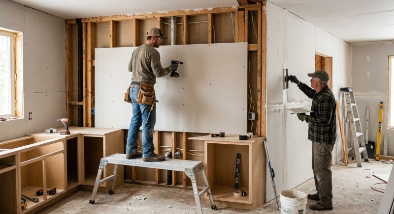 House Drywall Installation in Kansas City, MO