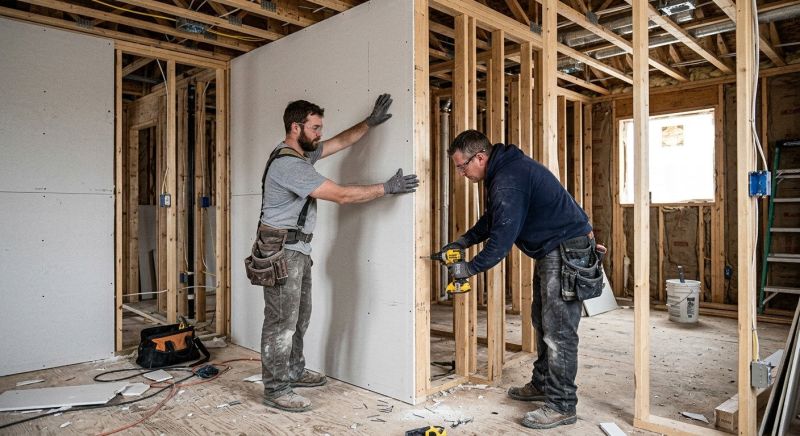 House Drywall Installation in Conroe, TX