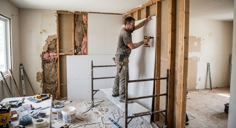 Kitchen Drywall Installation in Denver County, CO