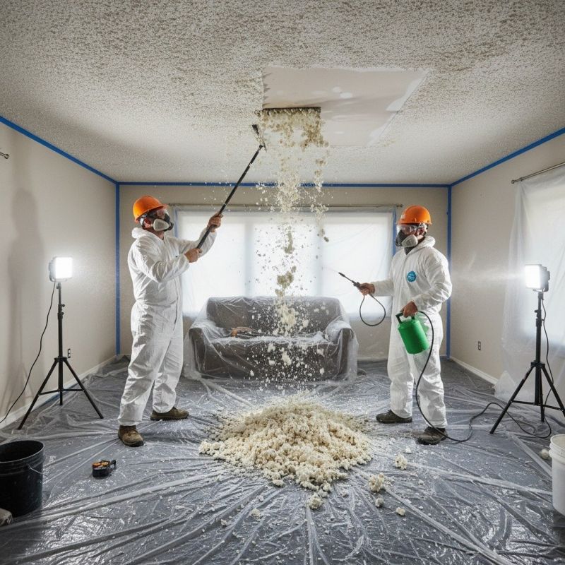 Knockdown Ceiling Removal in Kansas City, MO