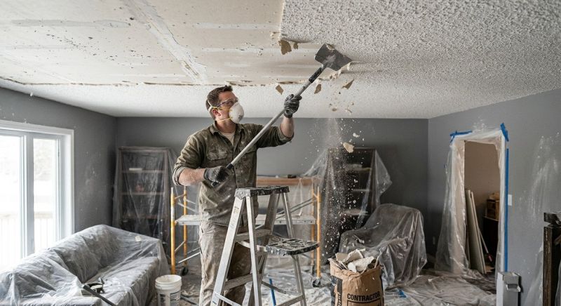 Knockdown Ceiling Removal in Corpus Christi, TX