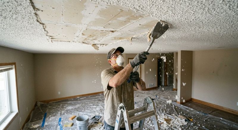 Stipple Ceiling Removal in Saint Paul, MN