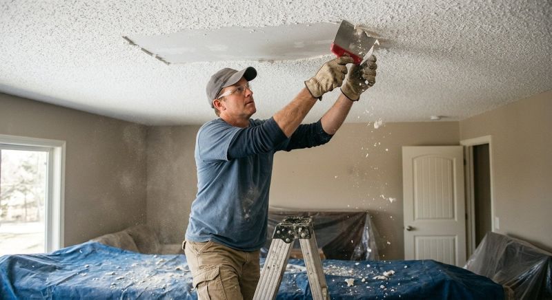 Textured Ceiling Scraping in Corpus Christi, TX